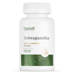 OstroVit ASHWAGANDHA 90 tabs | Ašvaganda, Migdomoji Vitanija