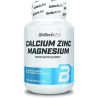 BIOTECH USA CALCIUM ZINC MAGNESIUM - 100 tabs | Mineralai Kalcis Cinkas Magnis