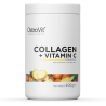 OstroVit Collagen + Vitamin C 400 g Hidrolizuotas Jautienos Kolagenas su vitaminu C