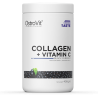 OstroVit Collagen + Vitamin C 400 g Hidrolizuotas Jautienos Kolagenas su vitaminu C