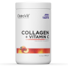 OstroVit Collagen + Vitamin C 400 g Hidrolizuotas Jautienos Kolagenas su vitaminu C