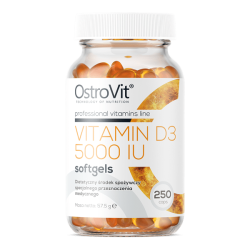 OstroVit VITAMIN D3 5000 softgels 250 caps