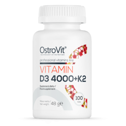 OstroVit Vitamin D3 4000 + K2 100 tabs