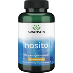 Swanson Inositol (Vitamin B8) 650mg 100 caps