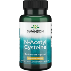 Swanson NAC N-Acetyl Cysteine 100 caps | Palaiko kepenų sveikatą