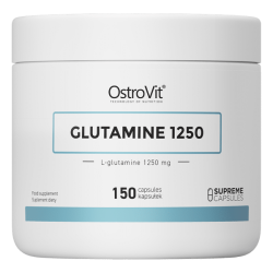 OstroVit Supreme Capsules Glutamine 1250mg 150caps | Glutaminas