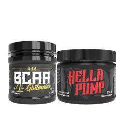 The Iron X BCAA + L-Glutamine + Hella Pump 210g