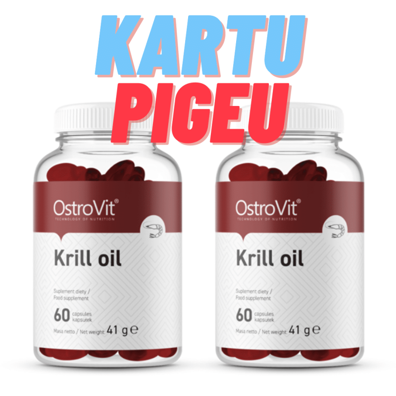 Ostrovit Krill Oil 60caps | Kartu pigiau Akcija