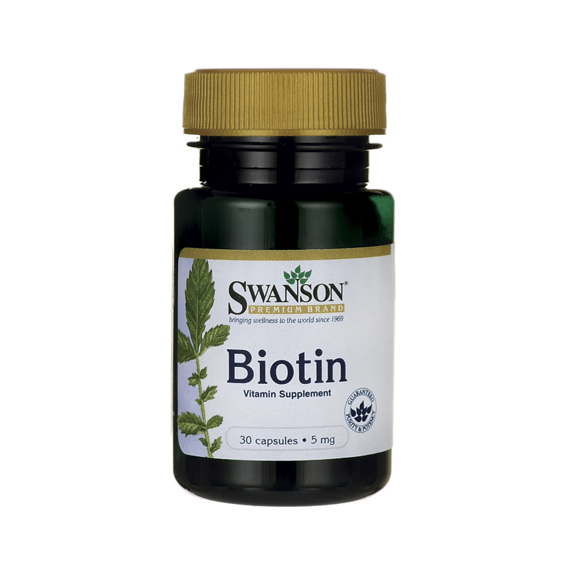 Swanson Biotin 5mg 30caps