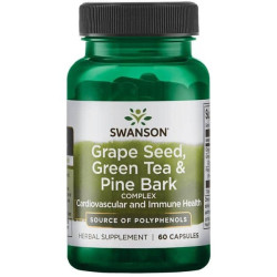 Swanson Grapeseed, Green Tea & Pine Bark 60caps