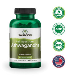 Swanson Full Spectrum Ashwagandha 450mg 100caps