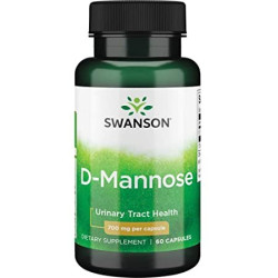 Swanson D-mannose 700mg 60 caps