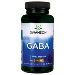 Swanson GABA 500mg 100 caps