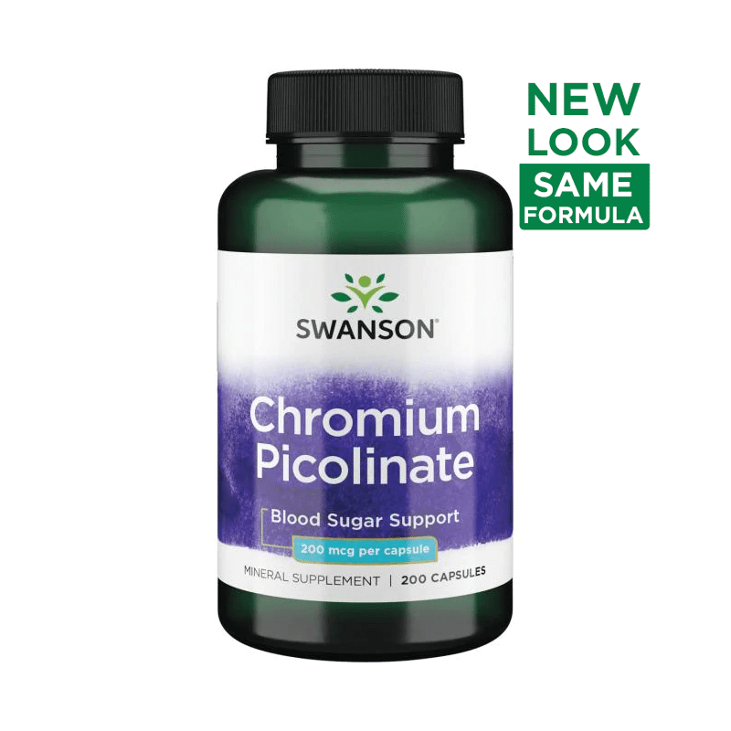 Swanson Chromium Picolinate 200mcg 200 kaps.