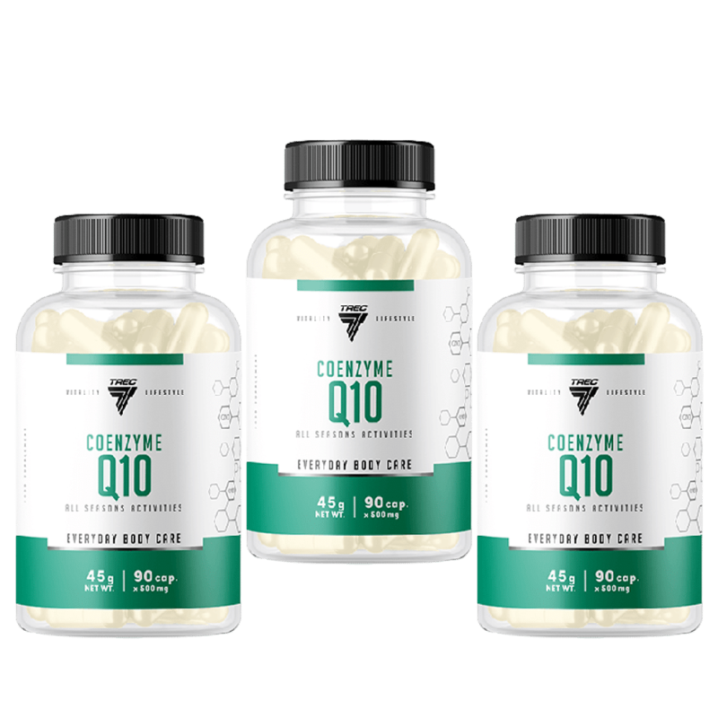 3xTrec Vitality Coenzyme Q10 90kaps. + nemokamas siuntimas