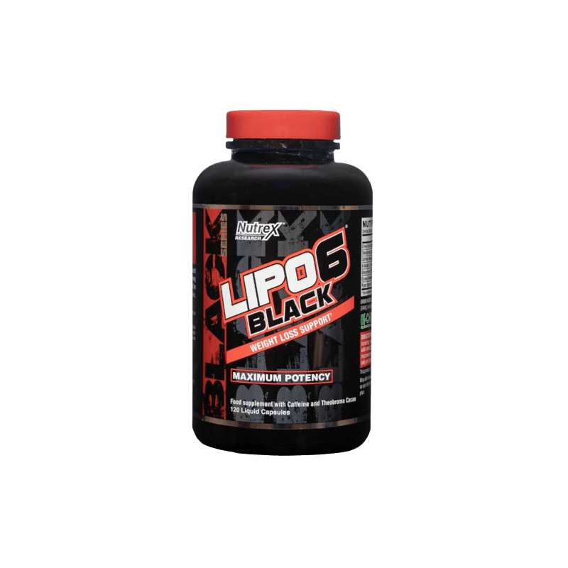 Nutrex Lipo-6 BLACK Weight Loss Support 120 liquid caps