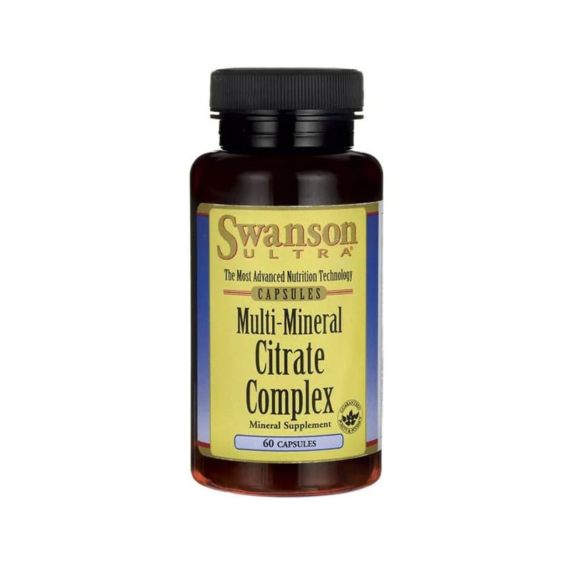 Swanson Multi Mineral Citrate Complex 60 caps