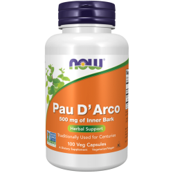 NOW Foods Pau D’Arco 500mg 100caps