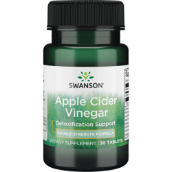 SWANSON Apple Cider Vinegar 200mg - 30 tabs.