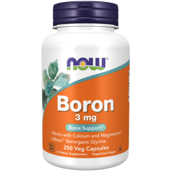 NOW Foods Boron 3mg 250 vcaps | Boras