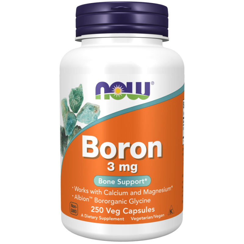 NOW Foods Boron 3mg 250 vcaps | Boras