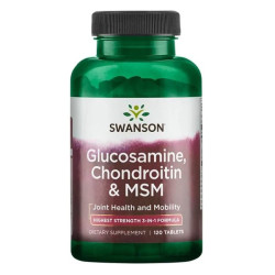 Swanson Glucosamine, Chondroitin, MSM 120 tabs