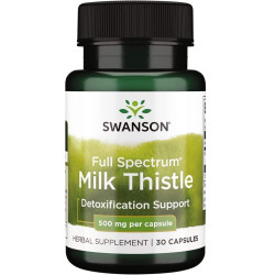 Swanson Full Spectrum Milk Thistle 500mg 30 caps