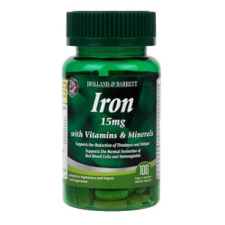 Holland & Barrett Iron with Vitamins & Minerals 15mg caplets