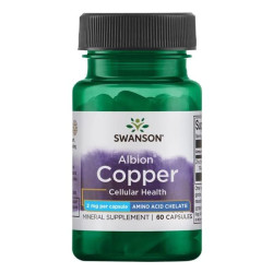 Swanson Albion Chelated Copper 2mg 60 caps