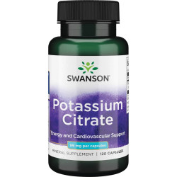 Swanson Potassium Citrate 99 Milligrams 120 Capsules | Kalis