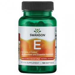 Swanson Natural Vitamin E 200IU 100 softgels