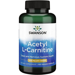 Swanson Acetyl L-Carnitine 500 mg 100 caps