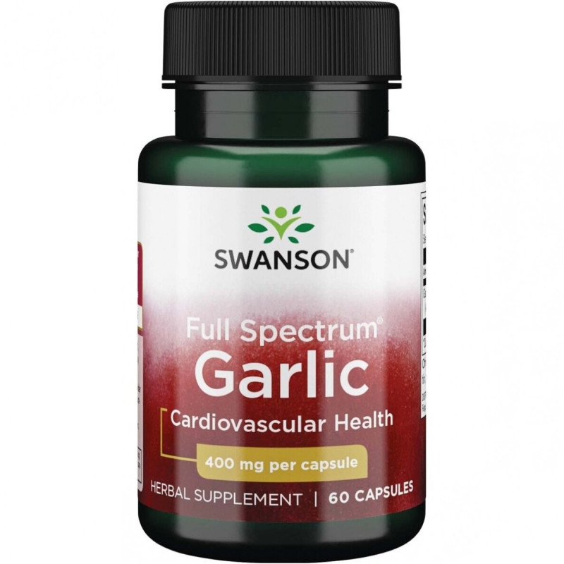 Swanson Garlic 400mg 60caps