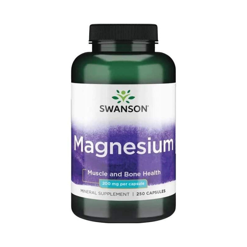 Swanson Magnesium 200mg 250 caps