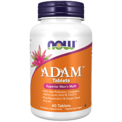 NOW FOODS ADAM Superior men's multi 60 tab