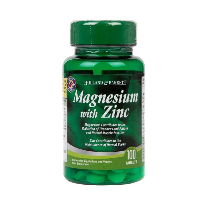 Holland & Barrett Magnesium with Zinc 100 tablets