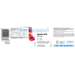 Osavi Methyl-B12 100mcg 60 vegan capsules