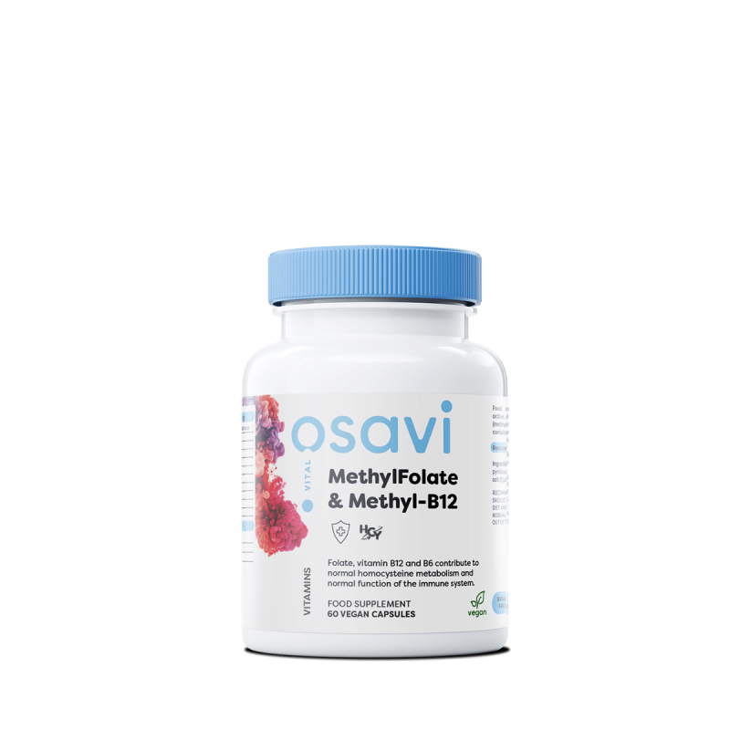 Osavi MethylFolate & Methyl-B12 60 vegan capsules