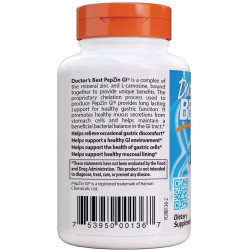 Doctor's Best PepZin GI - 120 vcaps | Zinc-L-Carnosine Complex