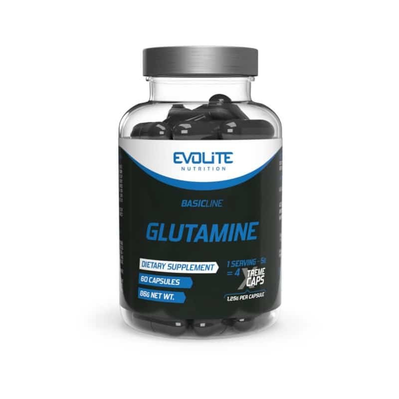 Evolite L-Glutamine 1250mg Xtreme 60 caps