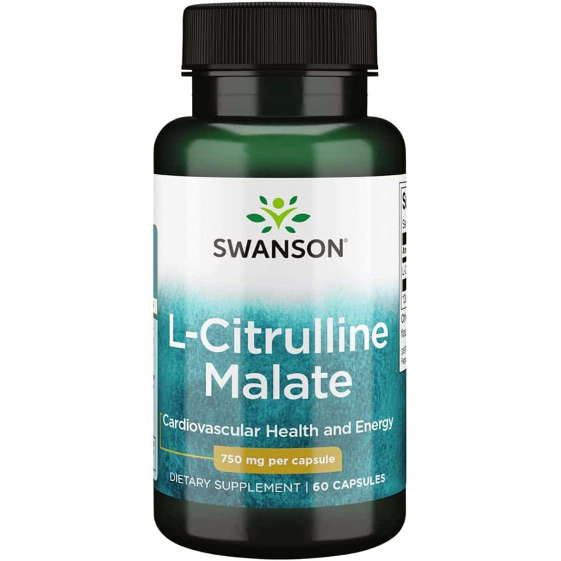 Swanson L-Citrulline Malate Complex 750mg 60 caps