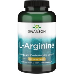 Swanson L-Arginine, 500mg - 200 caps