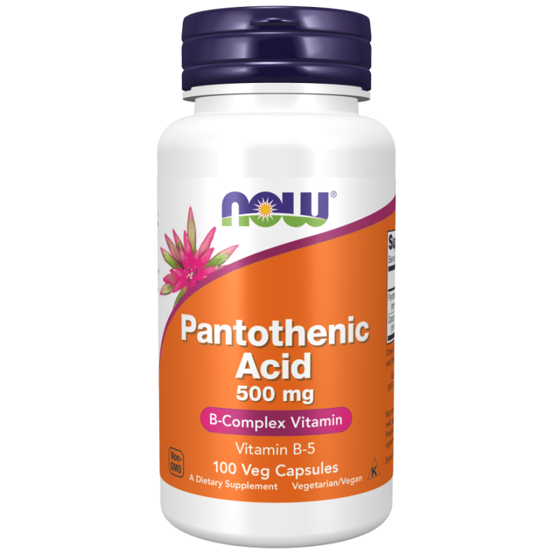 NOW Foods Pantothenic Acid 500mg - 100vcaps