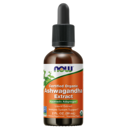 NOW Foods Ashwagandha Extract Liquid, Organic - 59 ml