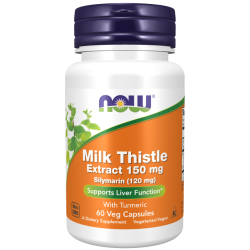 Milk Thistle Extract with Turmeric, 150mg - 60 vcaps