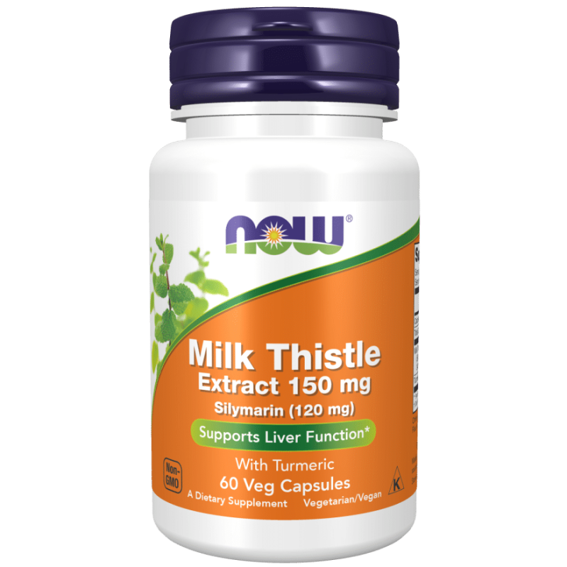 Milk Thistle Extract with Turmeric, 150mg - 60 vcaps