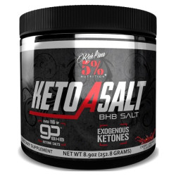 5% Nutrition Keto aSalt with goBHB Salts - 252g - Cherry Limeade