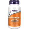 NOW Foods L-Theanine with Decaf Green Tea, 100mg - 90 vcaps