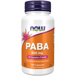 NOW Foods PABA 500mg 100caps