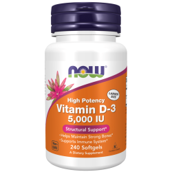 NOW Foods D3 5000 IU 240 softgels